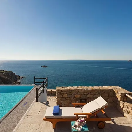 Villa Excellent Mykonos Psarrou Lambda 5 Bedrooms Stunning Sea Views Psarrou Mykonos Town