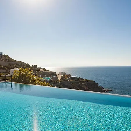 Excellent Mykonos Psarrou Lambda 5 Bedrooms Stunning Sea View فيلة *