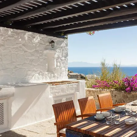 ヴィラ Excellent Mykonos Psarrou Lambda 5 Bedrooms Stunning Sea View *