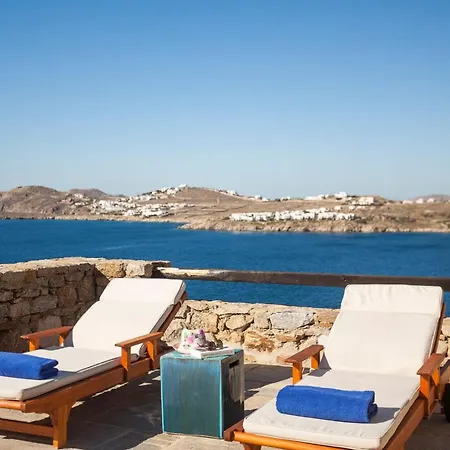 Excellent Mykonos Psarrou Lambda 5 Bedrooms Stunning Sea View Вилла *