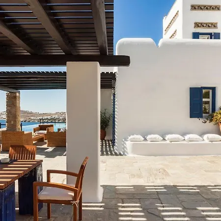 Excellent Mykonos Psarrou Lambda 5 Bedrooms Stunning Sea Views Psarrou Villa
