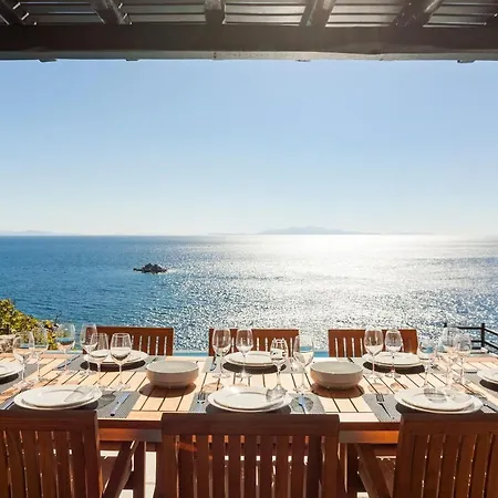 Excellent Mykonos Psarrou Lambda 5 Bedrooms Stunning Sea Views Psarrou * Mykonos Town