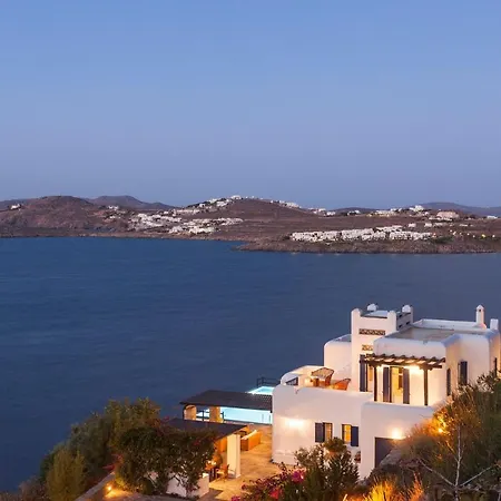 Villa Excellent Mykonos Psarrou Lambda 5 Bedrooms Stunning Sea Views Psarrou
